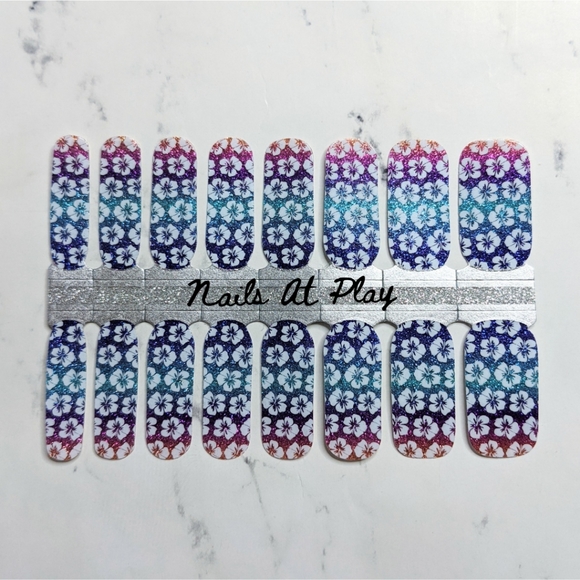 5 for $15 Nail Wraps- Maui - Picture 2 of 6